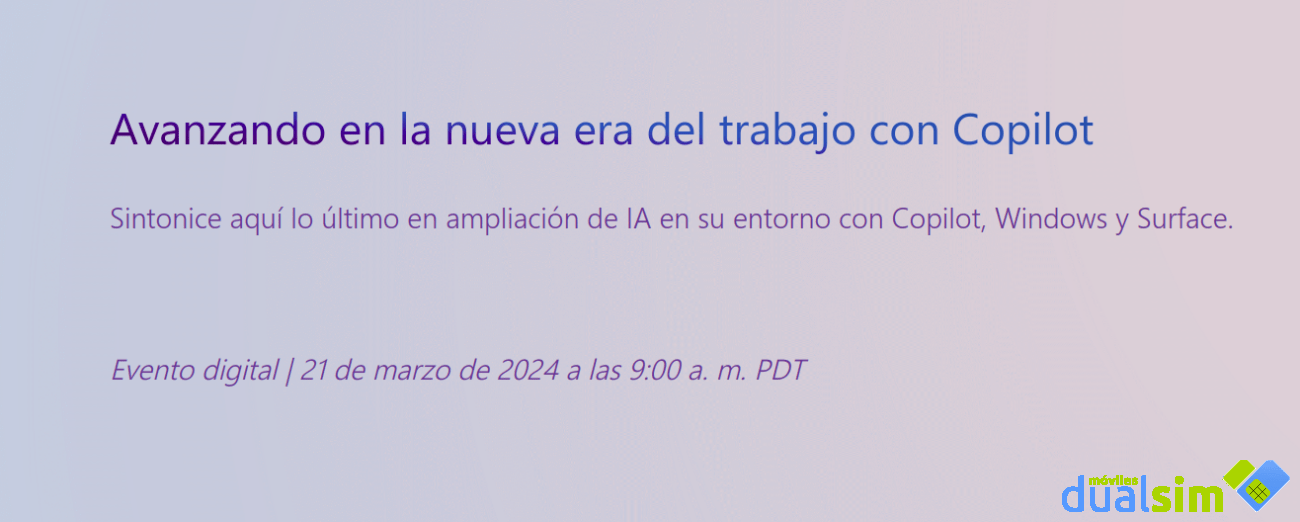 Anuncio de la web oficial para el evento del 21 de Marzo, traducido al Español