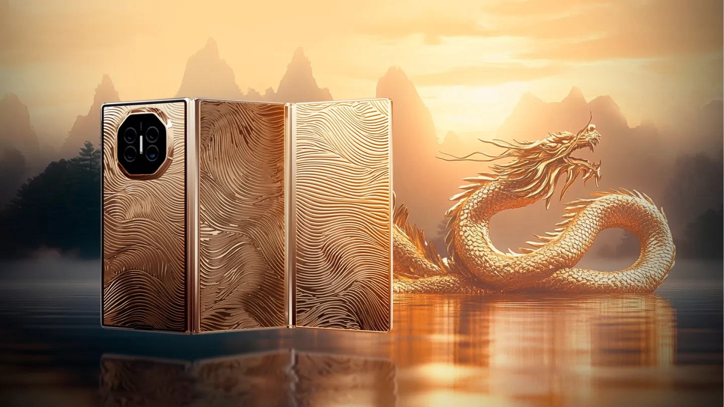 Huawei Mate XT: Caviar presenta su lujosa edición de 93,000€ en oro de 18K