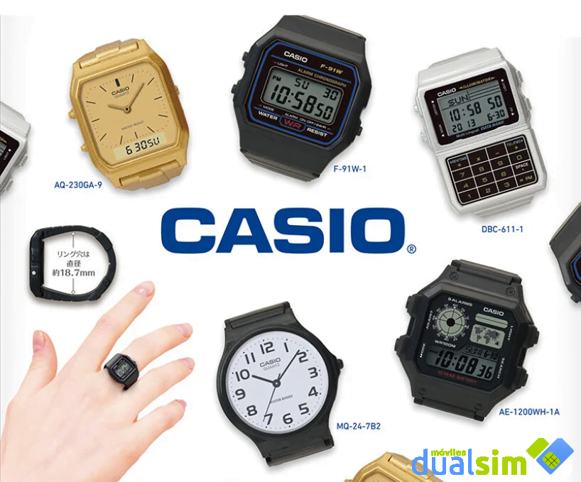 La sensación de los anillos-reloj Casio arrasa en Japón