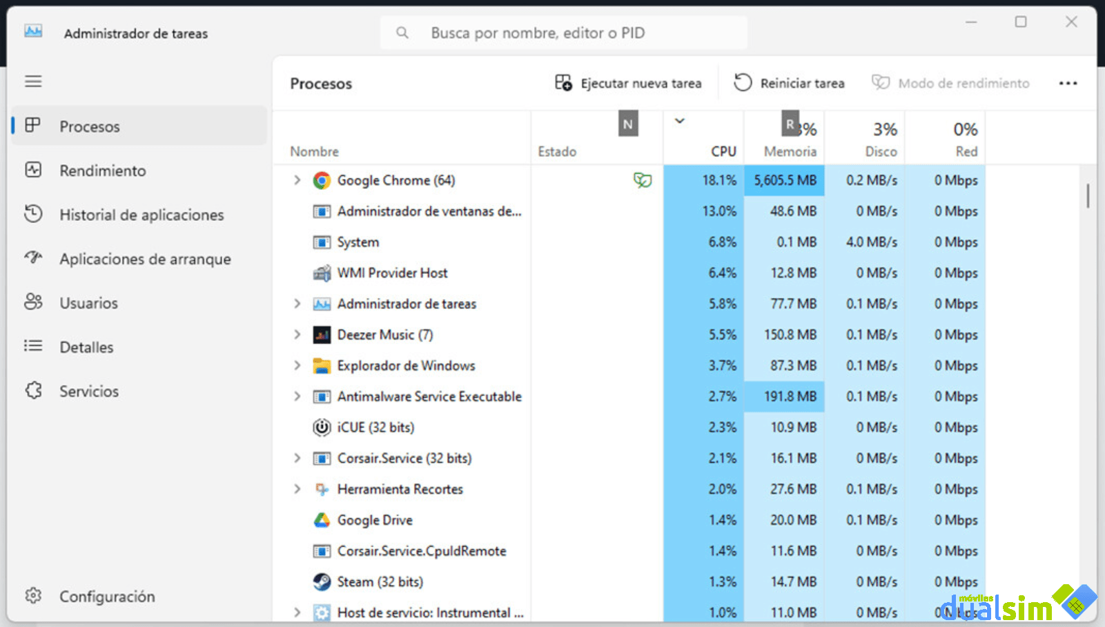 Cómo detener el refresco de actualizaciones del administrador de tareas de Windows con un simple truco