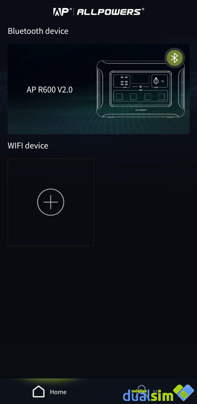 Una vez conectados, vemos la R600