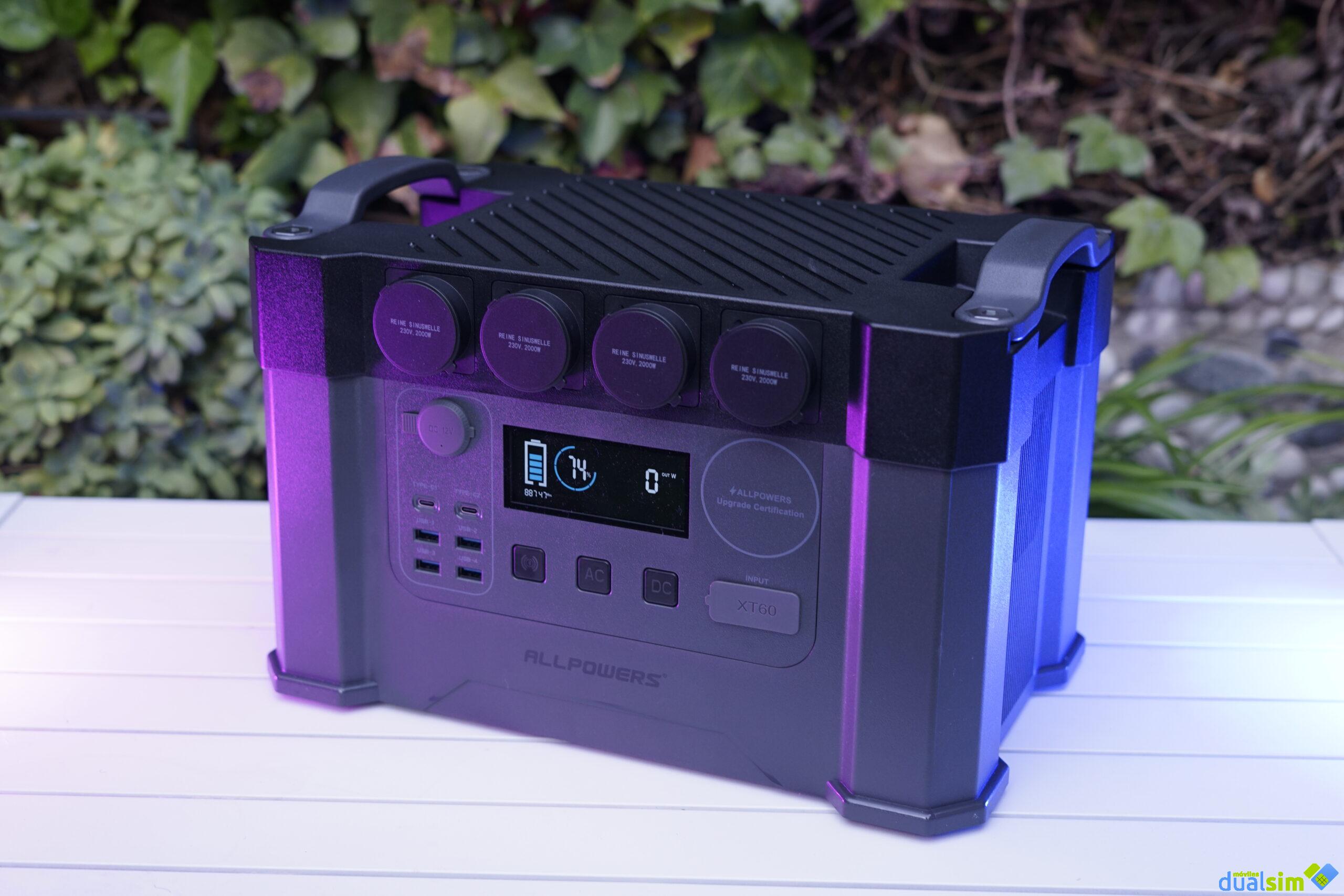 Allpowers S2000: Un generador solar amigable con el medio ambiente y con tu bolsillo