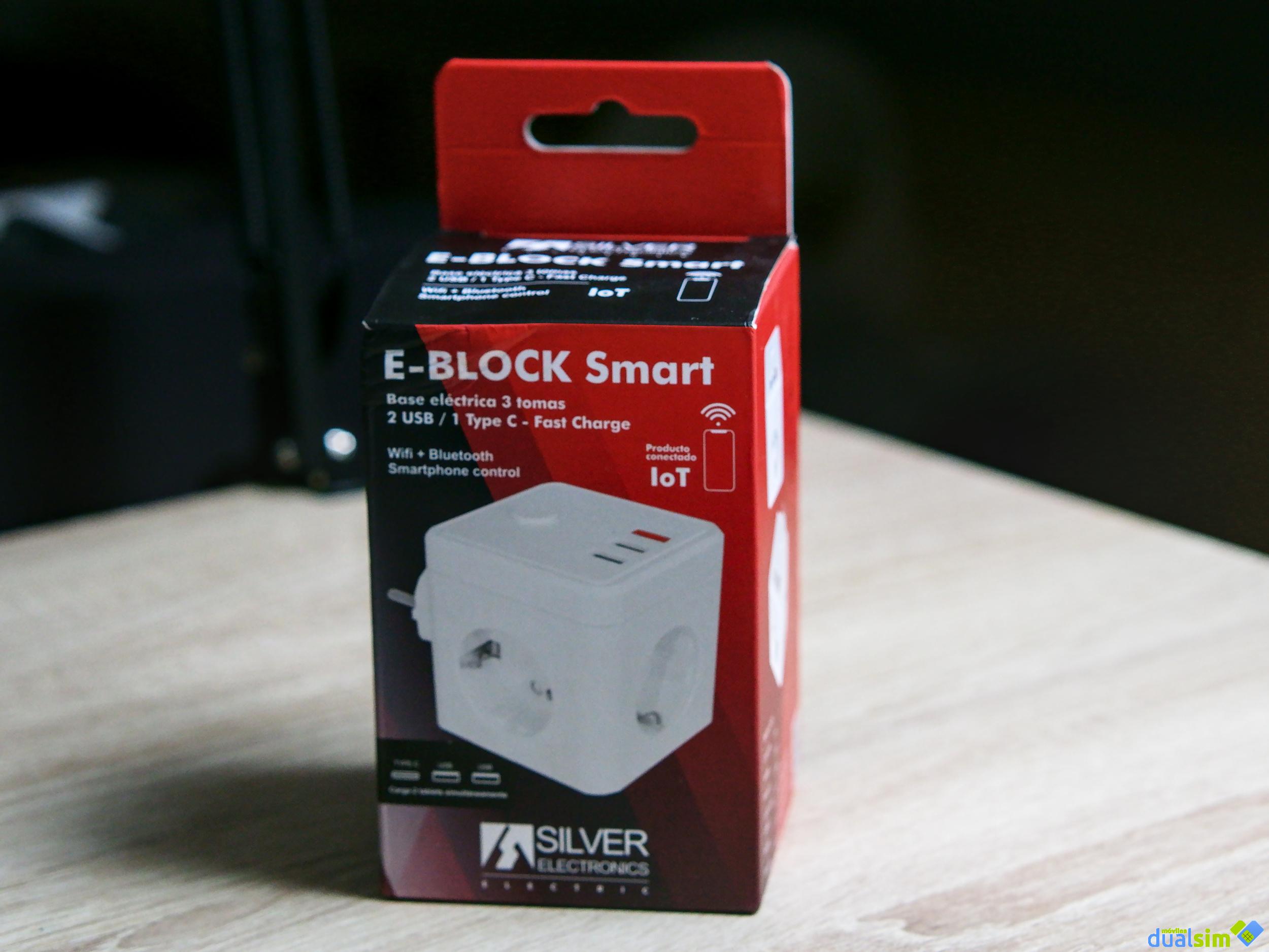 Silver Electronics E-Block Enchufe Inteligente Smart WiFi + Bluetooth