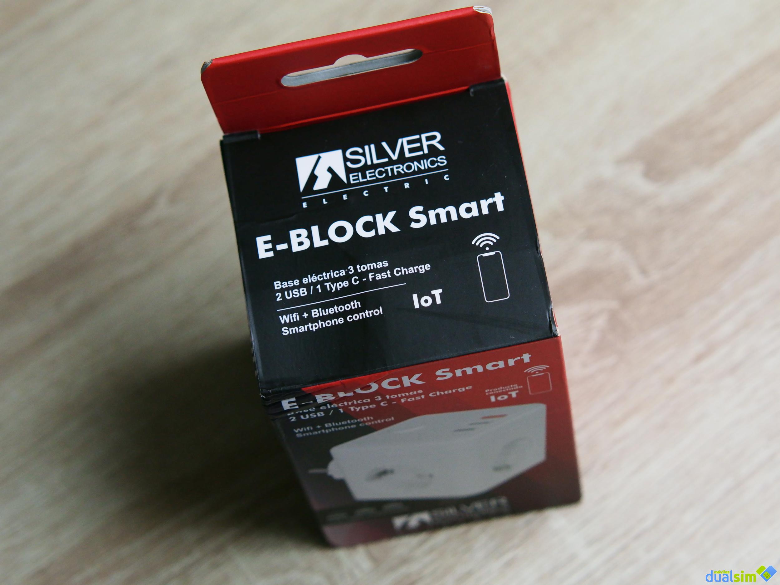 Silver Electronics E-Block Enchufe Inteligente Smart WiFi + Bluetooth