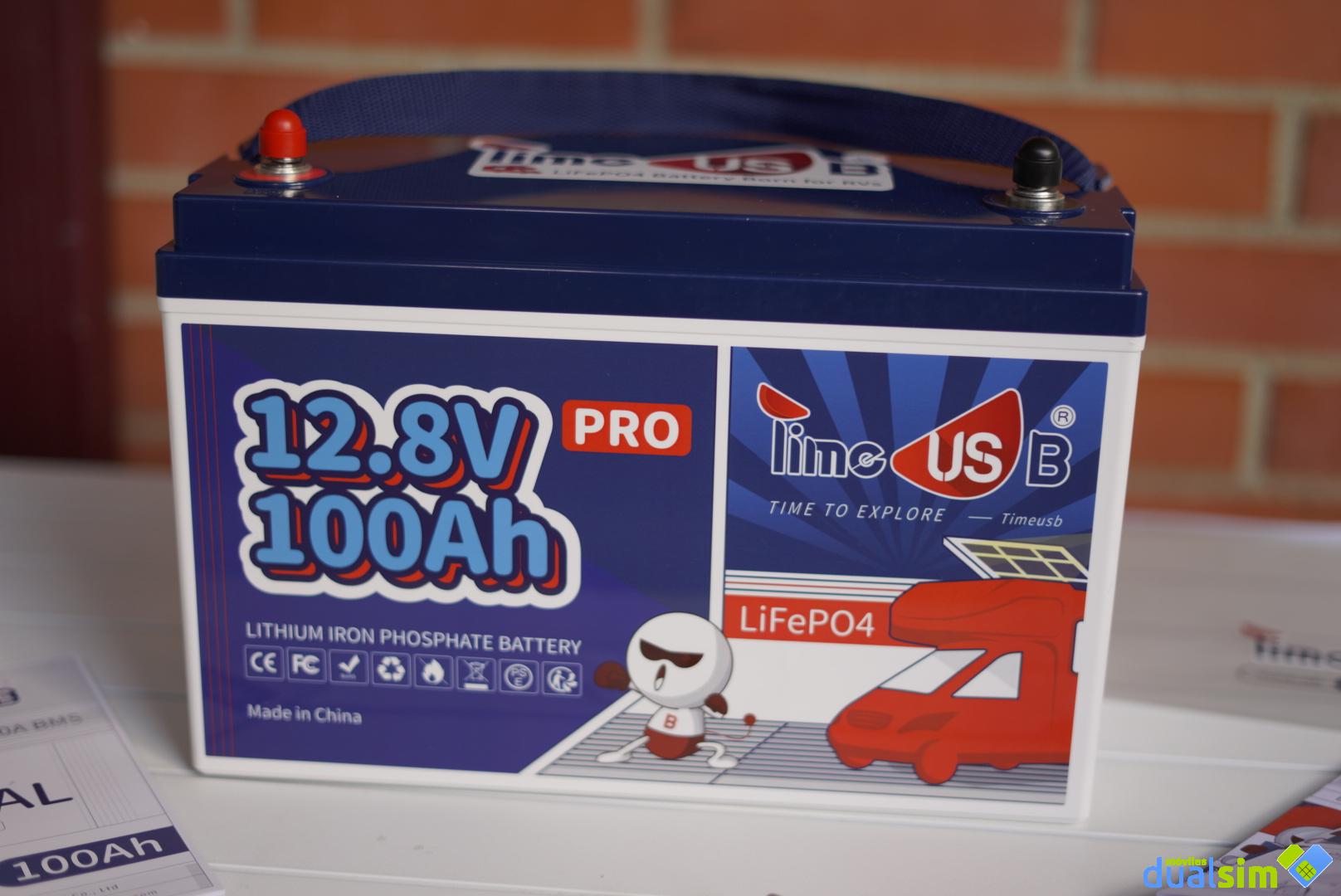 Timeusb 12V 50Ah Pro LiFePO4 Batterie