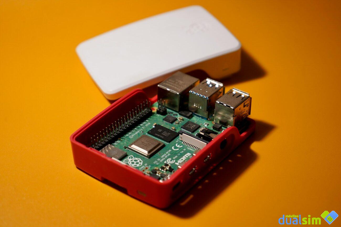 red and white circuit board