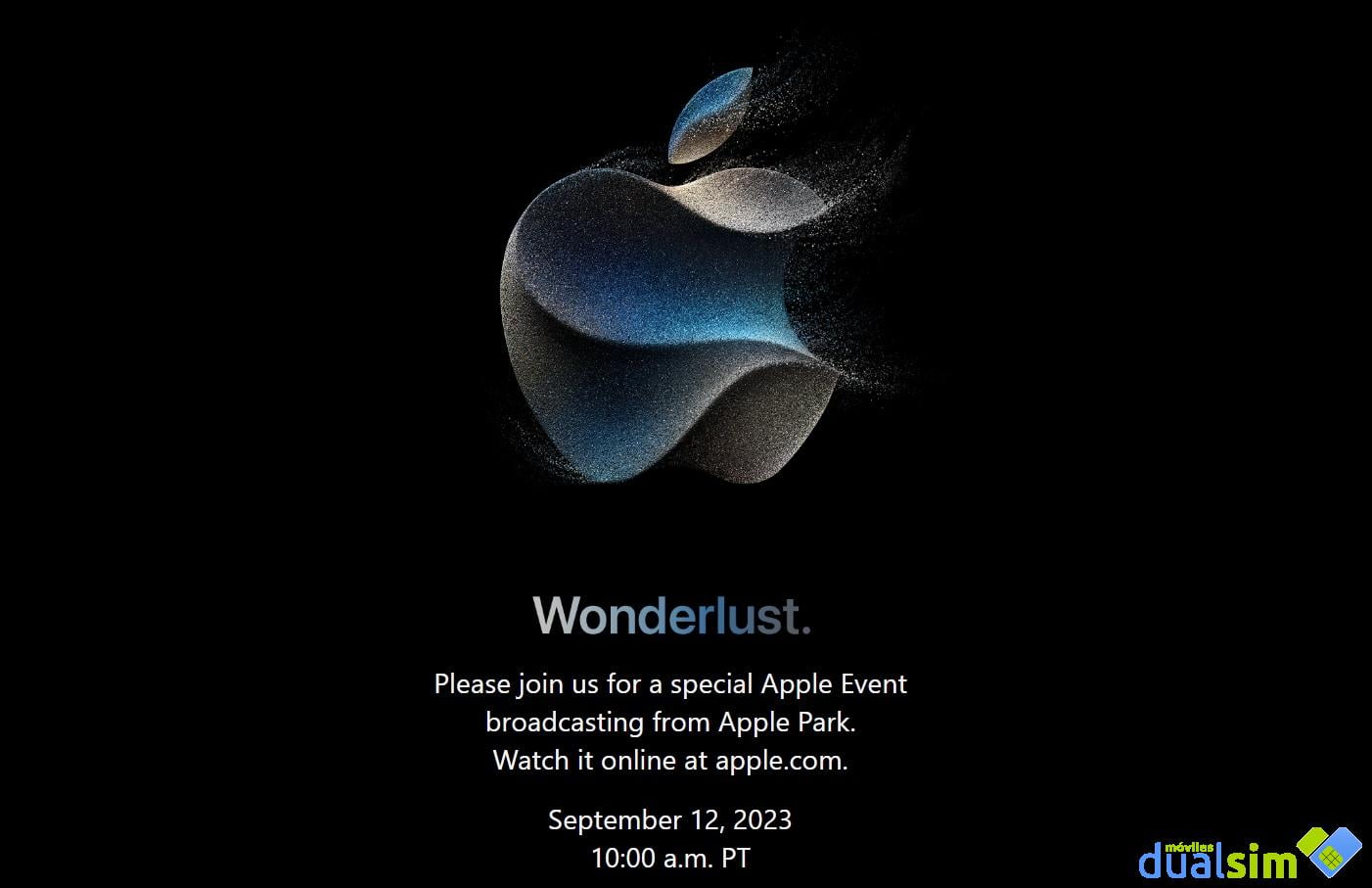 Ya es oficial: El evento de presentación del iPhone 15 será el 12 de septiembre