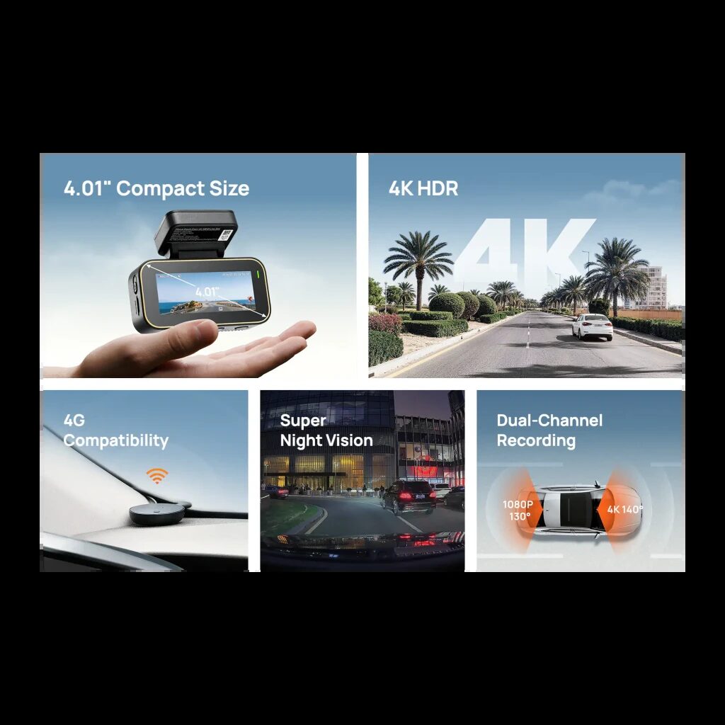 70mai A810 Lite 4K GPS WiFi