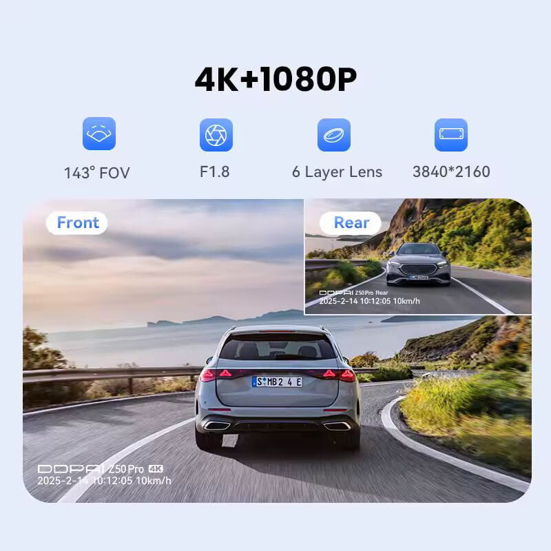 DDPAI Z50 Pro 4G Dual 4K