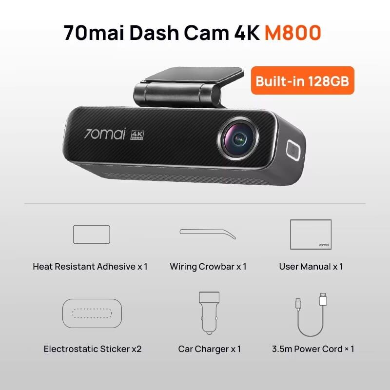 70mai M800 4K HDR