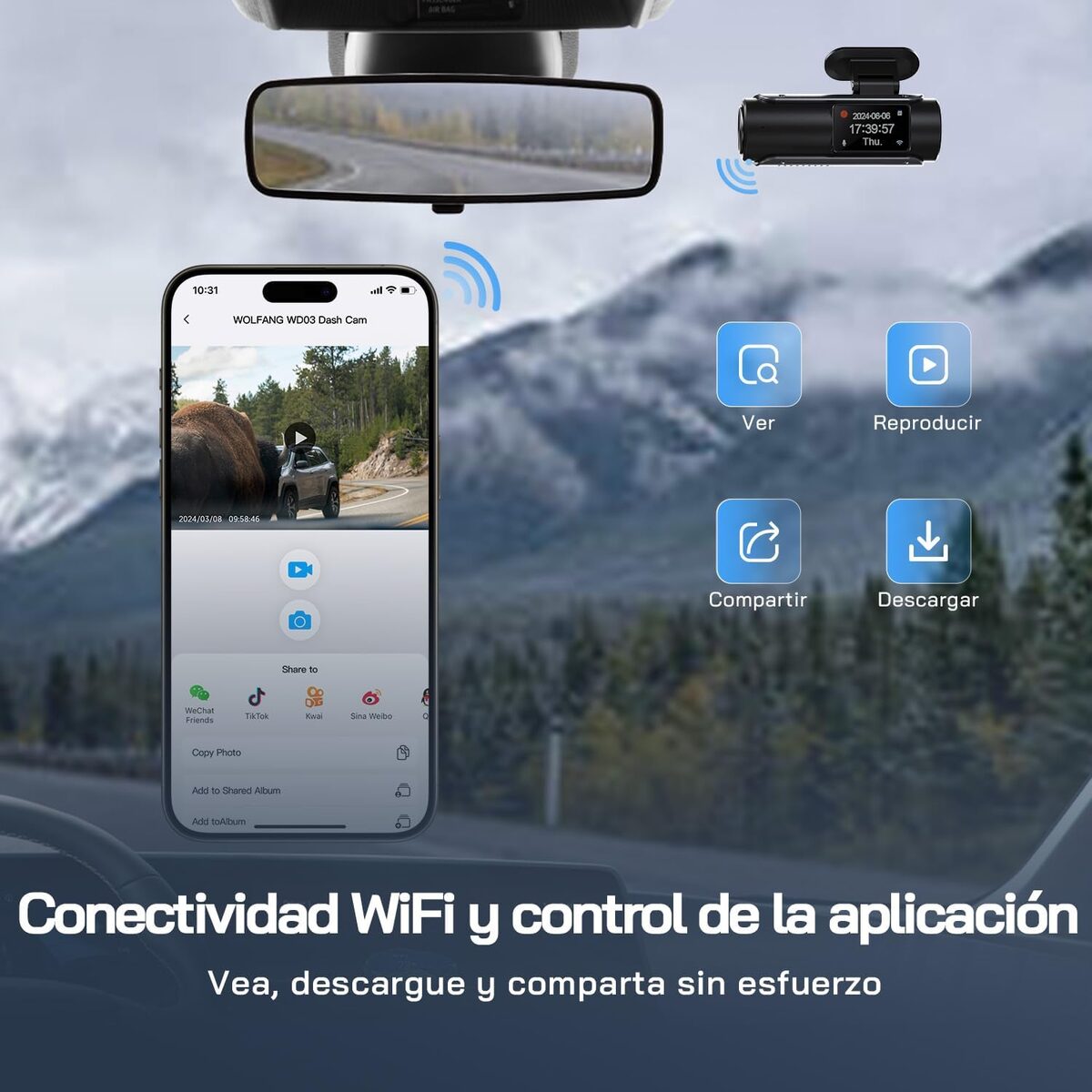 WOLFANG WD03 delantera y trasera 4K UHD