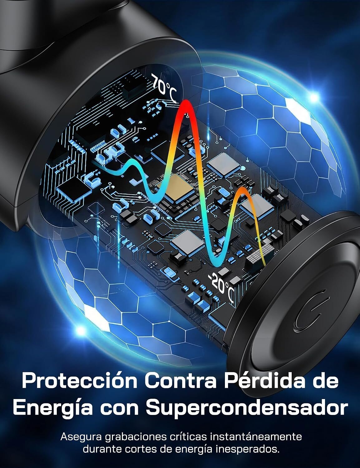 WOLFANG 2.5K WD09 Cámara delantera 1 canal