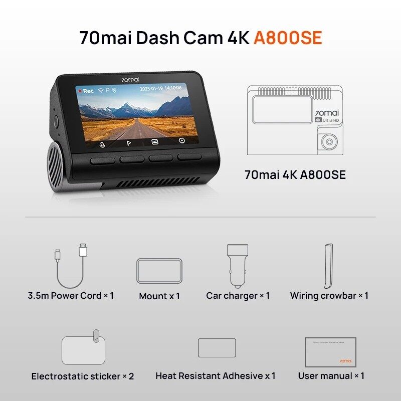 70mai 4K A800SE
