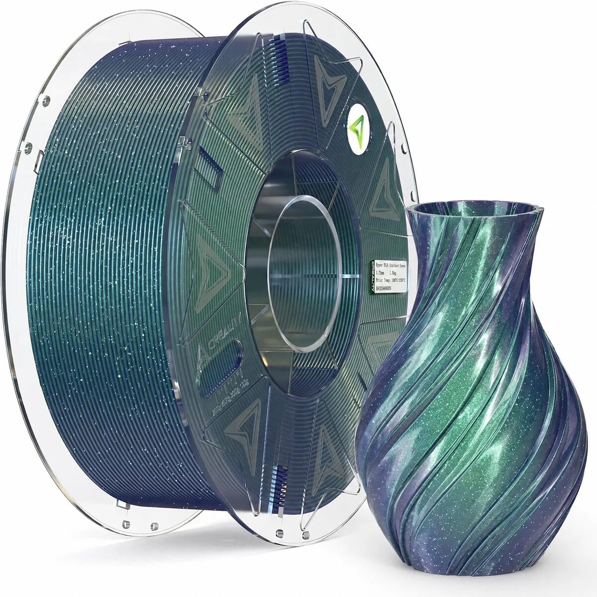 Creality Hyper PLA RFID Stardust Green 1kg