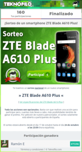 Sorteo de ZTE Blade A610 Plus.png