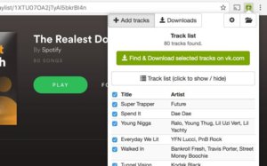 spotiload spotify downloader select.jpg
