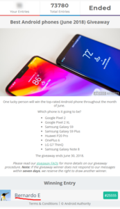 Best Android phones  June 2018  Giveaway.png