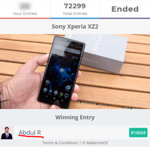 Sony Xperia XZ2 Giveaway.png