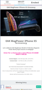 EAK MagPower iPhone XS Giveaway.png