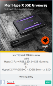 Morf HyperX SSD Giveaway.png