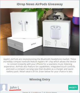 iDrop News Apple AirPods Giveaway.png