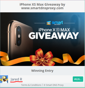 iPhone XS Max Giveaway by Smart DNS Proxy.png