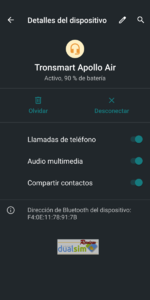 CAPTURA PANTALLA APOLLO AIR CONECTADO Y BATERIA 90%.png
